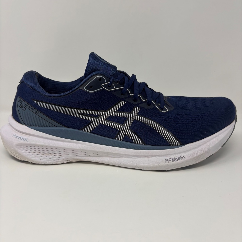 ASICS GEL-Kayano 30 Men's Size 12.5 Navy Blue Running Shoes (1011B548)